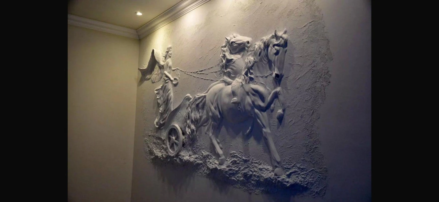 Familia Studio decorative wall bas-relief